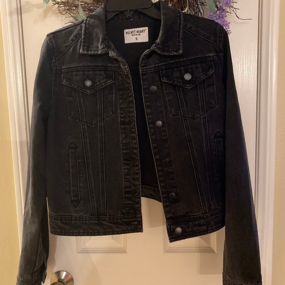 Black Jean Jacket